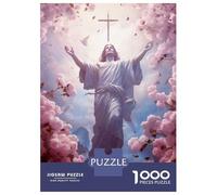 1000 Pieces Jigsaws Adults Puzzles Christ Poster Catholic 5 Puzzle for Adults Brain Teaser Game Pattern Assembly Difficult And Challenge 70x50cm/1000pcs