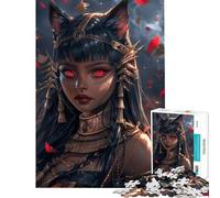 1000 Pieces Jigsaws Adults Puzzles Cleopatra Anime Fun Activities at Home A Work of Art Brain Teaser Game for Ages 14 And over (50X75CM)