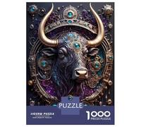 1000 Pieces Jigsaws Adults Puzzles Cosmic Bull Engine Puzzle for Adults Relax Games Birthday Present Parent-child Interaction 52x38cm/1000pcs