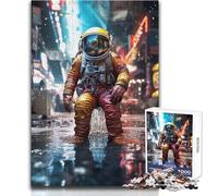 1000 Pieces Jigsaws Adults Puzzles Cosmic Desolation Peaceful Relaxing Free Time Fine Precision Edge Craft Toy Size 38x52cm