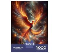 1000 Pieces Jigsaws Adults Puzzles Cosmic Phoenix Adult Puzzles Family Games Perfect Decoration Birthday And Unique Gifts 52x38cm/1000pcs