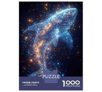1000 Pieces Jigsaws Adults Puzzles Cosmic Whale Jigsaw for Adults Brain Teaser Game Analysis And Logic Unique Gifts for Birthday And Christmas 38x26cm/1000pcs