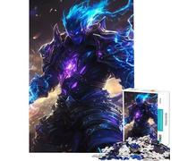 1000 Pieces Jigsaws Adults Puzzles Dark Fantasy Warrior Fun Activities at Home A Work of Art Brain Teaser Game for Ages 14 And over (38X26CM)