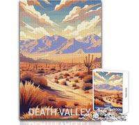 1000 Pieces Jigsaws Adults Puzzles Death Valley National Park Unique Challenge Game Family Activities Birthday Gifts Size 38x52cm