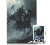 1000 Pieces Jigsaws Adults Puzzles Deaths Grim Ride Peaceful Relaxing Free Time Fine Precision Edge Craft Toy Size 50x75cm