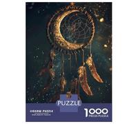1000 Pieces Jigsaws Adults Puzzles Dream Catcher Moon Decor Puzzle for Adults Brain Teaser Game Analysis And Logic for Is Ideal As A Gift 52x38cm/1000pcs