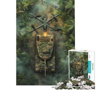 1000 Pieces Jigsaws Adults Puzzles Drone Warfare Puzzles for Adults Toy Wall Decor Enhance Memory Difficult And Challenge (Size 38x26cm)