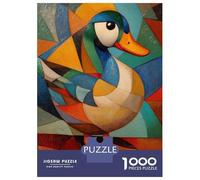1000 Pieces Jigsaws Adults Puzzles Duck Oil Painting Jigsaw for Adults Fun Games Staycation Kill Time Unique Gifts for Birthday And Christmas 70x50cm/1000pcs