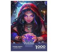 1000 Pieces Jigsaws Adults Puzzles Enchanted Crystal Ball Fortune Telling Jigsaw for Adults Family Game Home Decoration Birthday And Unique Gifts 70x50cm/1000pcs