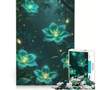 1000 Pieces Jigsaws Adults Puzzles Enchanted Glow Blooms, Educational Games, Analysis And Logic, Birthday Present,Travel Gifts, 50x75cm