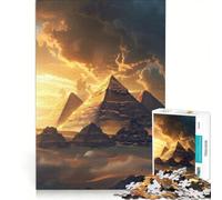 1000 Pieces Jigsaws Adults Puzzles Eternal Pyramids Egypt, Toy Wall Decor, Perfect Decoration, Unique Birthday And Xmas Gifts 50x75cm