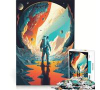 1000 Pieces Jigsaws Adults Puzzles Experience Alien Worlds, Educational Toy, Difficult And Challenge, Wishlist with Santa Claus 38x26cm