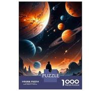 1000 Pieces Jigsaws Adults Puzzles Explore The Universe Space Adventure Jigsaws for Adults Hands-on Game Analysis And Logic Difficult And Challenge 70x50cm/1000pcs