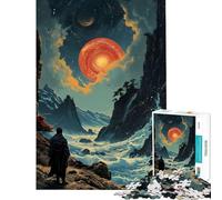 1000 Pieces Jigsaws Adults Puzzles Explorer on Unknown Planet Puzzles for Adults Toy Wall Decor Enhance Memory Difficult And Challenge (Size 50x75cm)