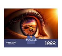 1000 Pieces Jigsaws Adults Puzzles Eye of The Desert Puzzle for Adults Brain Teaser Game Analysis And Logic for Is Ideal As A Gift 52x38cm/1000pcs
