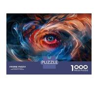 1000 Pieces Jigsaws Adults Puzzles Eye of The Storm Abstract Art Puzzle for Adults Brain Teaser Game Analysis And Logic for Is Ideal As A Gift 38x26cm/1000pcs