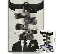 1000 Pieces Jigsaws Adults Puzzles Eyes of The Beast Peaceful Relaxing Free Time Fine Precision Edge Craft Toy Size 38x26cm