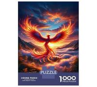 1000 Pieces Jigsaws Adults Puzzles Fantasy Phoenix Wall Art Print Jigsaw for Adults Family Game Home Decoration Birthday And Unique Gifts 38x26cm/1000pcs