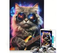 1000 Pieces Jigsaws Adults Puzzles Feline Maestro, Educational Toy, Difficult And Challenge, Wishlist with Santa Claus 50x75cm