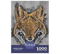 1000 Pieces Jigsaws Adults Puzzles Fox Puzzles for Adults Family Game Presents for Women Unique Gifts for Birthday And Christmas 70x50cm/1000pcs