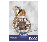 1000 Pieces Jigsaws Adults Puzzles French Horn Jigsaw for Adults Fun Games Staycation Kill Time Unique Gifts for Birthday And Christmas 38x26cm/1000pcs