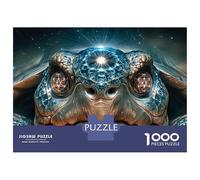 1000 Pieces Jigsaws Adults Puzzles Galactic Turtle Head Adult Puzzles Anti-Stress Toys Difficult Challenge Difficult And Challenge 70x50cm/1000pcs