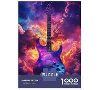 1000 Pieces Jigsaws Adults Puzzles Galaxy Guitar Art-1 Jigsaws for Adults Toy Wall Decor Hand Speed Race Unique Gifts for Birthday And Christmas 38x26cm/1000pcs