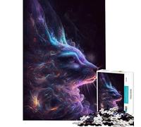 1000 Pieces Jigsaws Adults Puzzles Galaxy Rabbit Animal Learning Educational Toys Family Game Difficult Hard Secret Santa Gifts (Size 38x26cm)