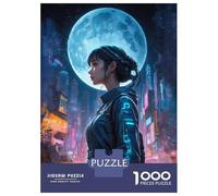 1000 Pieces Jigsaws Adults Puzzles Gazing at The Future Puzzle for Adults Brain Teaser Game Pattern Assembly Difficult And Challenge 38x26cm/1000pcs