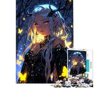 1000 Pieces Jigsaws Adults Puzzles Gifts Allure of The Night Jigsaw Puzzle Relaxing Games Analysis And Logic Great Gifts for Gaming (Size 38x52cm)