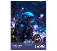 1000 Pieces Jigsaws Adults Puzzles Gifts Anime Girl Lost in Wonder Puzzle for Adults Hands-on Game Analysis And Logic Challenging To Complete 70x50cm/1000pcs