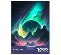 1000 Pieces Jigsaws Adults Puzzles Gifts Aurora Explorer Landscape Puzzle for Adults Hands-on Game Analysis And Logic Challenging To Complete 38x26cm/1000pcs