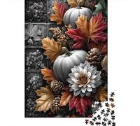 1000 Pieces Jigsaws Adults Puzzles Gifts Autumn Harvest Decorations Jigsaw Puzzle Brain Teaser Game Precision Cutting Educational Challenge 38x26cm/1000pcs