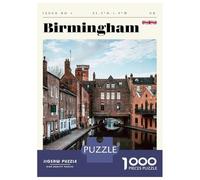 1000 Pieces Jigsaws Adults Puzzles Gifts Birmingham England Travel Art Puzzle for Adults Fun Games But Fun And Humorous Gifts for Friends And Family 38x26cm/1000pcs