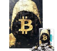 1000 Pieces Jigsaws Adults Puzzles Gifts Bitcoin Trader Puzzle for Adults Family Game Analysis And Logic Educational Challenge (size 50x75cm)