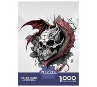 1000 Pieces Jigsaws Adults Puzzles Gifts Bones Of The Fire Breather Jigsaw for Adults Brain Teaser Game Perfect Decoration Challenging To Complete 70x50cm/1000pcs