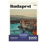 1000 Pieces Jigsaws Adults Puzzles Gifts Budapest Hungary Travel Art Jigsaw for Adults Relaxing Games Difficult Challenge Birthday Present, Gifts, 70x50cm/1000pcs