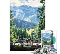1000 Pieces Jigsaws Adults Puzzles Gifts Carpathian Forest, Romania Jigsaw Puzzle DIY Toys Perfect Decoration Educational Challenge (Size 75x50cm)