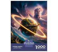 1000 Pieces Jigsaws Adults Puzzles Gifts Celestial Guardian Jigsaw Puzzle Anti-Stress Toys Difficult Challenge Birthday Present, Gifts, 38x26cm/1000pcs