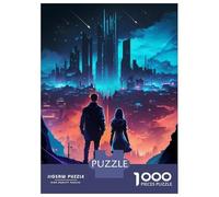 1000 Pieces Jigsaws Adults Puzzles Gifts Cityscape Romance Jigsaw Puzzle Anti-Stress Toys Difficult Challenge Birthday Present, Gifts, 38x26cm/1000pcs