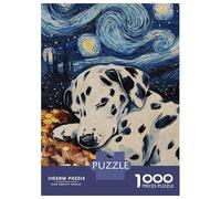 1000 Pieces Jigsaws Adults Puzzles Gifts Dalmatian Puppy Sleeping Puzzle for Adults Relax Games For Family Fun Gifts for Friends And Family 38x26cm/1000pcs