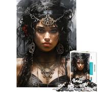 1000 Pieces Jigsaws Adults Puzzles Gifts Dangerous Woman Jigsaw 1000 Piece Educational Toy Precision Cutting Christmas Birthday Gifts (38x52cm)