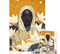 1000 Pieces Jigsaws Adults Puzzles Gifts Egyptian Beauty Family Game Staycation Kill Time Educational Toy for Is Ideal As A Gifts (38X26CM)