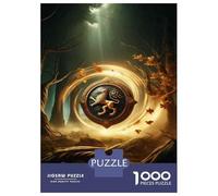 1000 Pieces Jigsaws Adults Puzzles Gifts Enchanted Forest Emblem Puzzles for Adults Toy Wall Decor Perfect Decoration Challenging To Complete 70x50cm/1000pcs