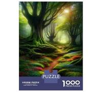 1000 Pieces Jigsaws Adults Puzzles Gifts Enchanted Forest Pathway-1 Puzzles for Adults Toy Wall Decor Perfect Decoration Challenging To Complete 38x26cm/1000pcs