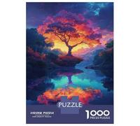 1000 Pieces Jigsaws Adults Puzzles Gifts Enchanted Sunset Reflections Puzzles for Adults Toy Wall Decor Perfect Decoration Challenging To Complete 38x26cm/1000pcs