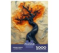 1000 Pieces Jigsaws Adults Puzzles Gifts Enigmatic Surreal Tree - Mystical Abstract Art Jigsaw Puzzle Fun Games For Family Fun Gifts for Friends And Family 52x38cm/1000pcs