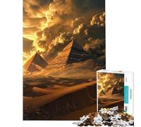 1000 Pieces Jigsaws Adults Puzzles Gifts Eternal Pyramids EgyptEter for Educational Game Challenge Toy Educational Game Wall Decoration Art Work Gifts (Size 50x75cm)