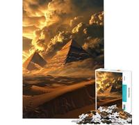 1000 Pieces Jigsaws Adults Puzzles Gifts Eternal Pyramids EgyptEter Learning Educational Toys Educational Game Home Art Decor Great Gifts (Size 38x26cm)