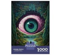 1000 Pieces Jigsaws Adults Puzzles Gifts Eye of The Forest A Surreal Journey Jigsaw Puzzle Relaxing Games Difficult Hard Birthday Present, Gifts, 70x50cm/1000pcs